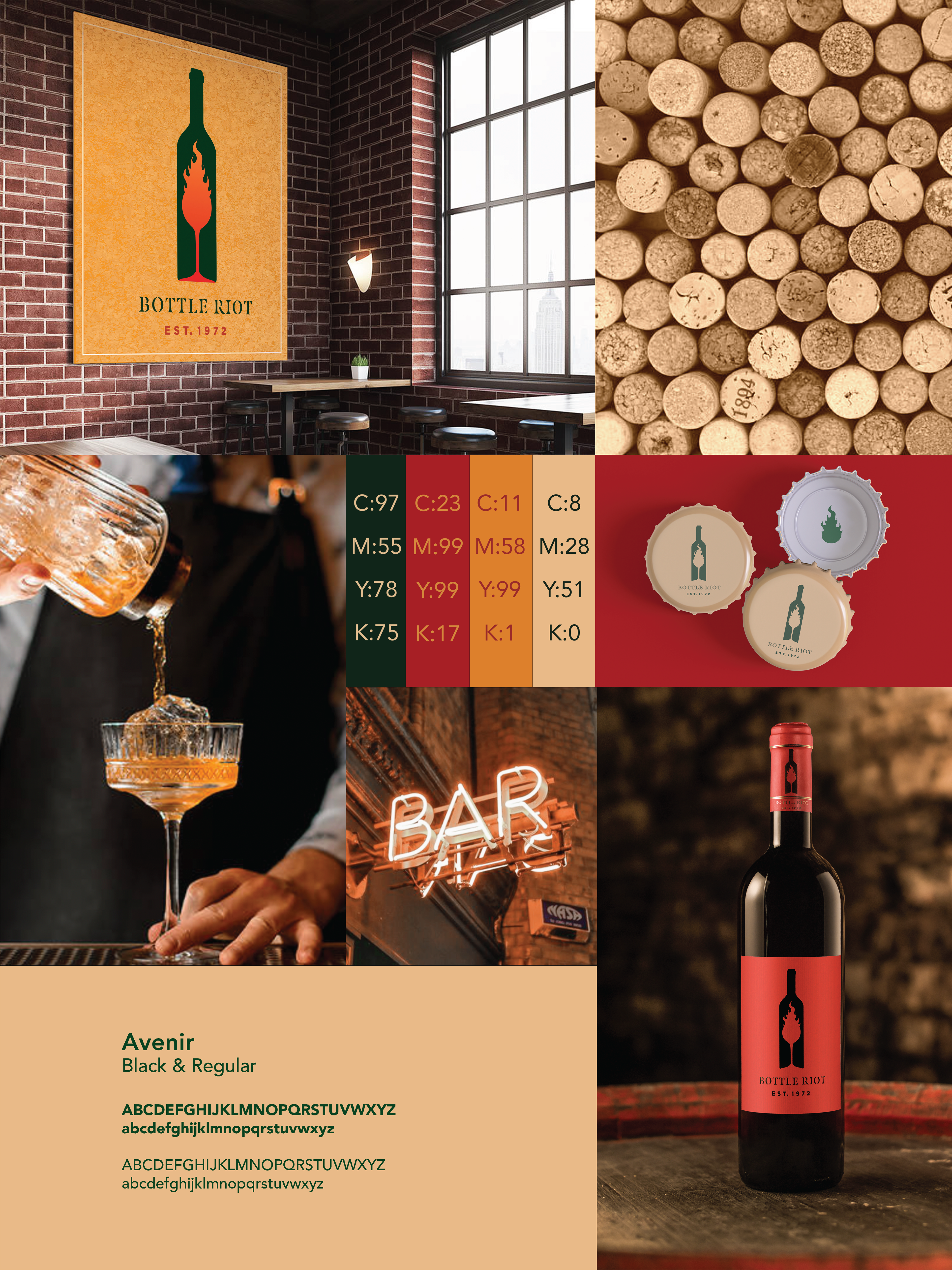 Bottle Riot Brand Board
